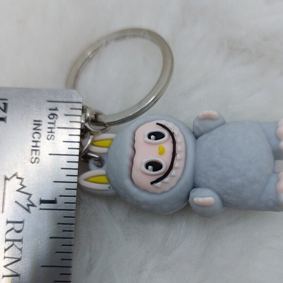 2/$19 Labubu Zimomo gray keychain - Picture 5 of 7